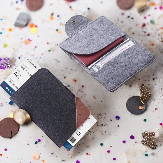 RPET Felt Card Wallet